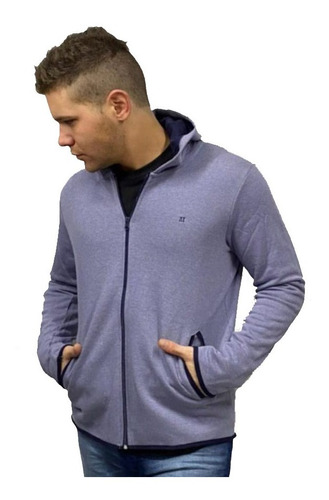 Campera Frisa Ribetes Hombre | Moha (161385)