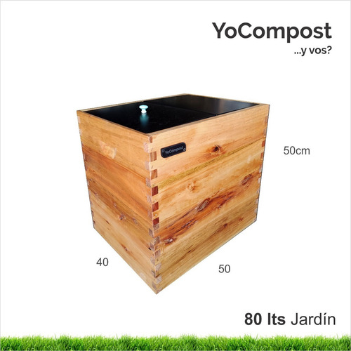 Compostera De 80lts Jardín (villa Ballester)