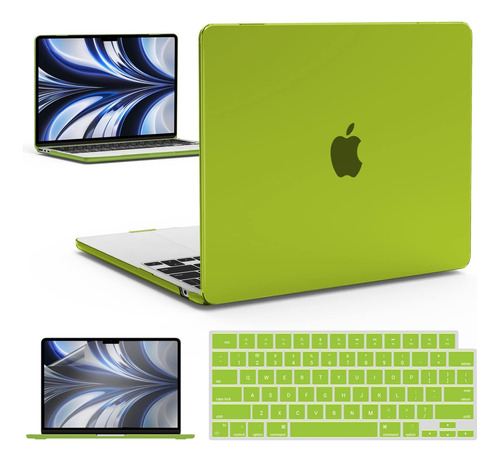 Funda Ibenzer Para Macbook Air 13 M2 + C/teclado Green
