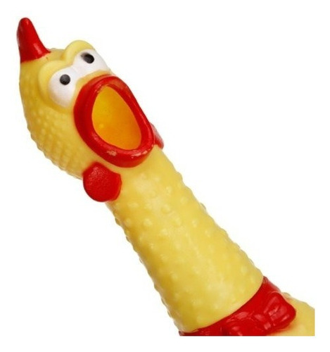 Pollo Chillon Hule Juguete Broma Para Asustar Grande 38cm