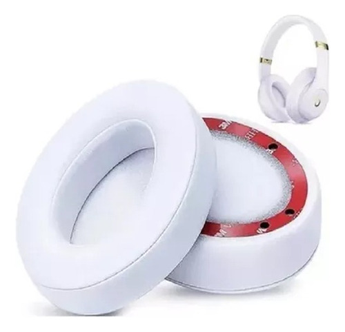 Espumas Almofada Compatível Beats Studio 2.0/3.0 Branco 3m