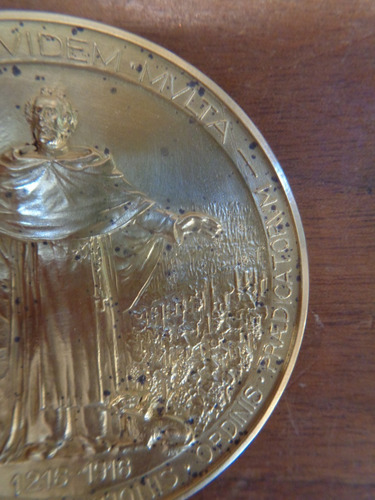 Imagen 9 de 10 de Antigua Medalla Honorio Tercero De 1916 Firmada