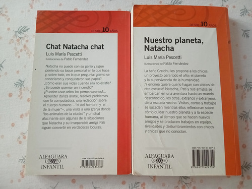 Chat Natacha Chat Y Nuestro Planeta, Natacha De Pescetti (Usado)