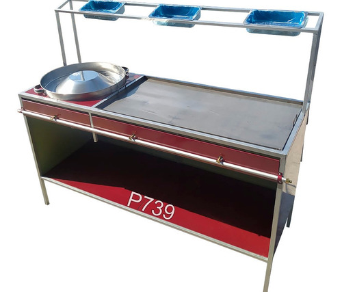 Mueble Para Tacos Con Choricera, Plancha Y Insertos P739