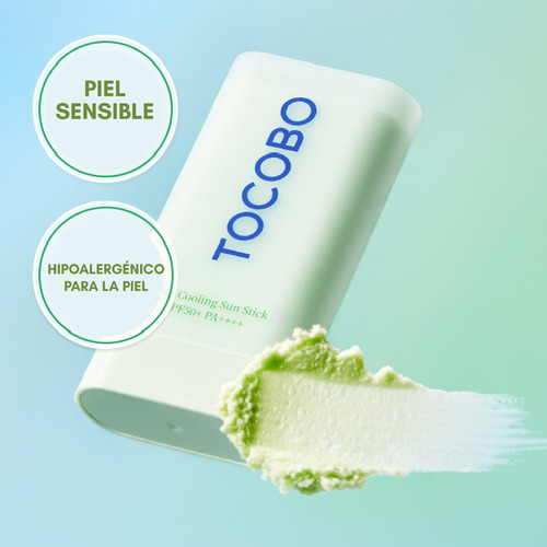 Barra Solar Refrescante Tocobo Cica Spf50+pa++++ 18 G