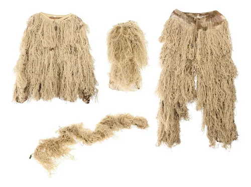 Con Capucha Elástica Ghillie Se Adapta A Los Pantalones De