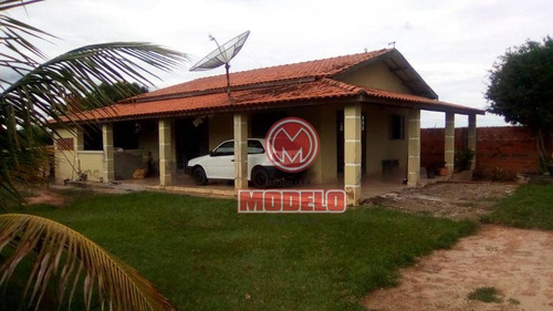 Imagem 1 de 13 de Chácara Com 2 Dormitórios À Venda, 140 M² Por R$ 250.000 - Ch0144