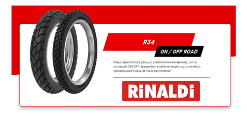 Par Pneu 90/90-21 + 130/80-17 Rinaldi R34 Xt 660 Tenere