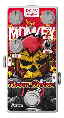 Pedal De Efecto De Guitarra Leon Dirve Monkey Overdrive...