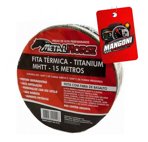 Manta Térmica Termotape Titanium 15 Metros - Metal Horse -