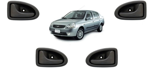 Kit Juego Manijas Interiores Nissan Platina 2002 - 2010 Mnj