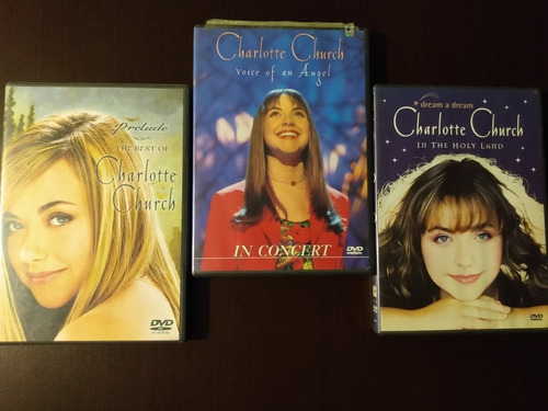 Dvd Charlotte Church Lote De 3 Dvd