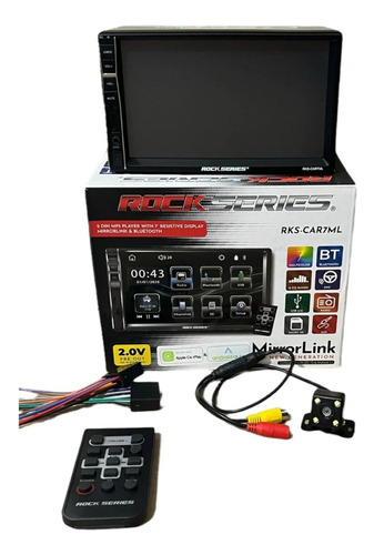 Estereo Pantalla 7´carplay Mirrorlink Rockseries Rks-car7ml