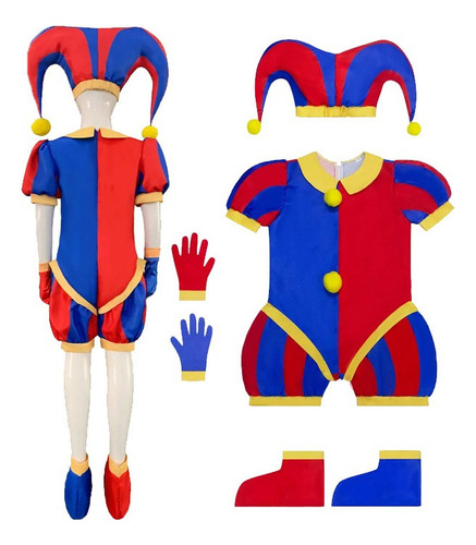 C Trajes Pomni De Circo Digital Mágico, Trajes De Circo