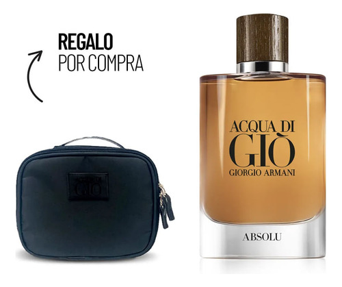 Kit Perfume Hombre Armani Acqua Di Gio Absolu Edp 125 Ml + P