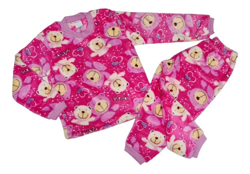 Pijama Infantil Inverno Fleece Soft Menina 4/8anos Quentinho