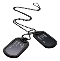 Comprar Collar Placas De Identificación En Acero Inoxidable Grabable