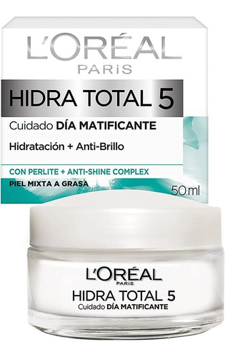 Crema Hidratante Matificante P/grasa Hidra Total 5 L'oréal