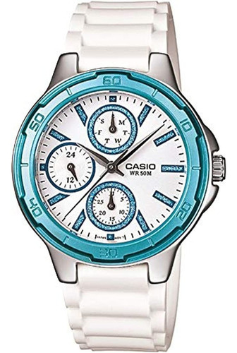 Casio Ltp1326  2 av De La Mujer Plata Resina Reloj