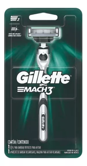 Máquina Para Afeitar Gillette Mach3 +