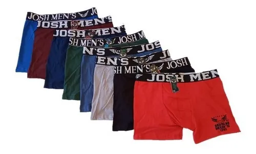 Paquete De 6 B xer De Hombre Algod n Marca Josh Men Unitalla