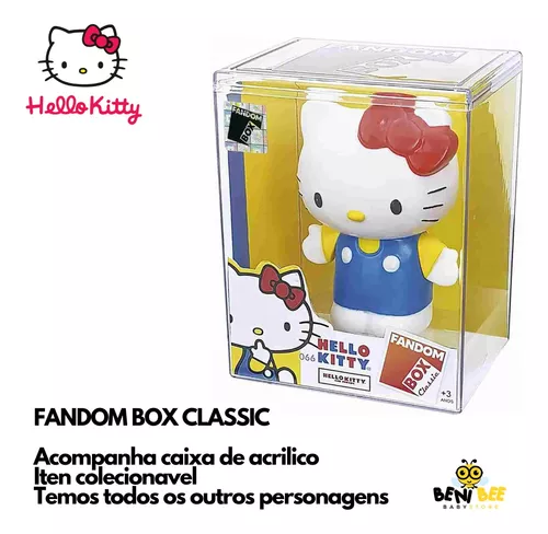 Boneca Hello Kitty Fandom Box Original Cx Acrílico Decorativ