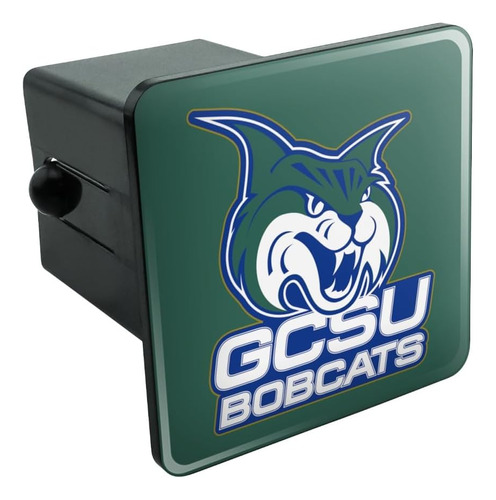 Georgia College Bobcats Logo Tow Trailer Hitch Cover Plug In