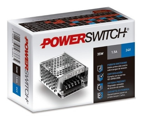 Imagen 3 de 10 de Fuente De Alimentacion Switching 35w 24v 1.5a