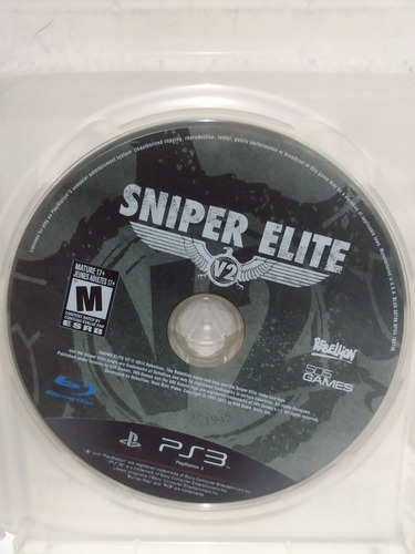 Jogo Sniper Elite V2 Ps3 Midia Física Completo R$69,90 (Usado)