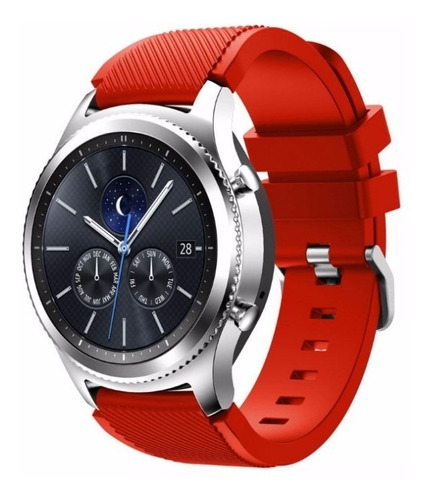 Correa Deportiva De Lujo Para Samsung Gear S3 Color Red