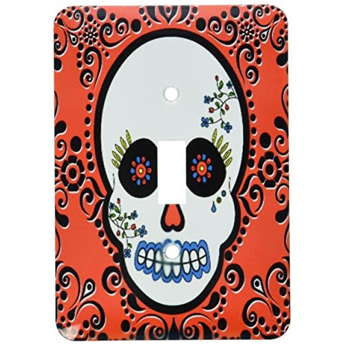 Interruptor De Alternancia De Diseño De Calavera De Az...