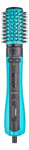 Escova Secadora Rotativa Rotating Hyaluronic Conair Preto e Azul 127/220v