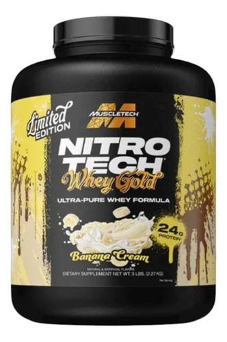 Nitrotech Whey Gold Ed Limitada 5 Lb Banana Cream-muscletech
