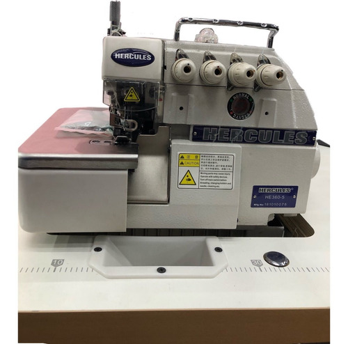 Imagen 4 de 9 de Maq Overlock Over 5 Hilos Industrial +lampara Led Nueva