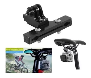 Holder Soporte Aluminio Asiento De Bicicleta Gopro Garmin