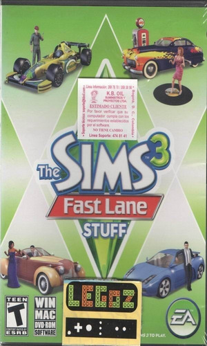 Legoz Zqz Pc Sims 3 Fast Lane Stuff - Fisico Ref 1268