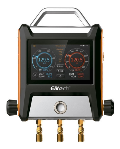 Manómetro Refrigeración Manifold Digital Inteligente Ms-2000