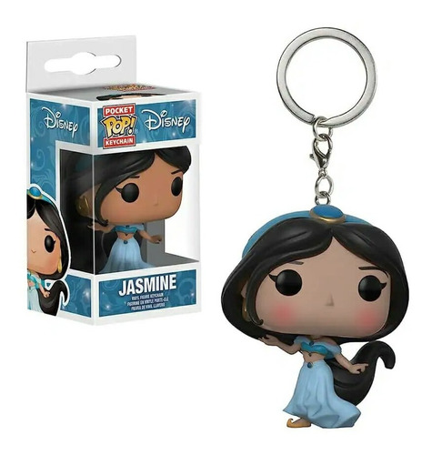 Llavero Jasmine Princesa Aladin Disney Funko Pop Keychain