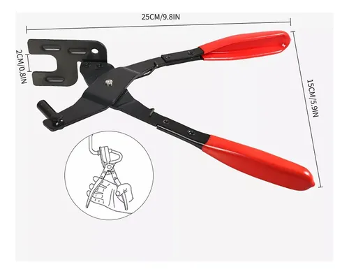 Alicate Extractor De Soportes De Goma Para Escape – Herramienta VCT Para Colgadores De Tubo De Escape