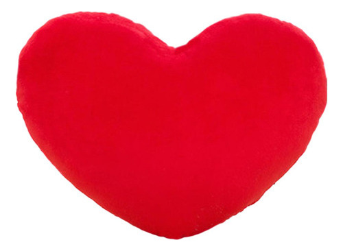 Cojín Decorativo Rojo Con Forma De Corazón, 30 Cm [u]