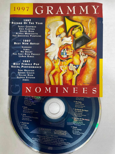 Cd Grammy Nominees 1997. Sin Arte Posterior