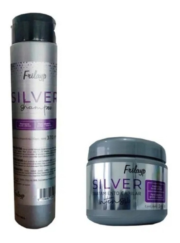 Shampoo 330cc + Máscara - Silver Matizador Intensivo Frilayp