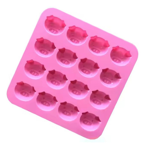 Molde Silicone Porquinho Porco Fazenda Bicho Animais Bombom