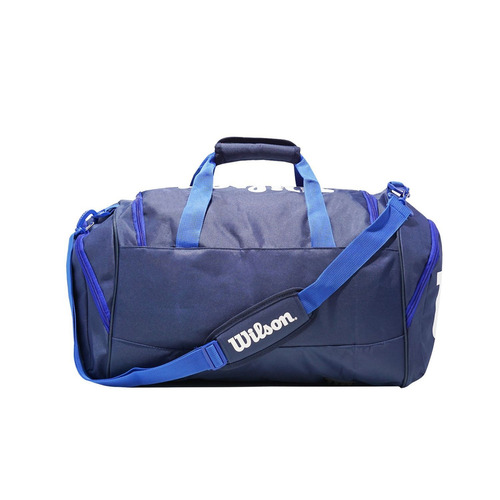 Imagen 5 de 5 de Bolso Wilson Deportivo Viaje Urbano Running Bolsillo Gym Color Azul Marino Talle Universal