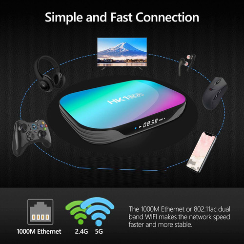 Android 90 Tv Box Hk1 Box Android Tv Box 4 Gb Ram 64 Gb Rom,
