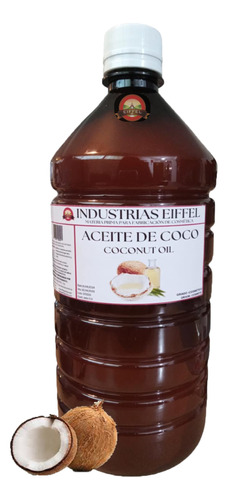 Aceite De Coco Neutro 1 Litro Eiffel 