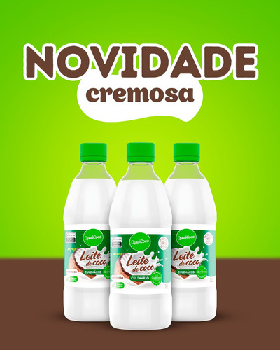 Leite De Coco Culinario Qualicoco 18% De Gordura 1 Litro