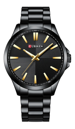 Reloj Simple Con Cinturón De Acero Curren Para Hombre