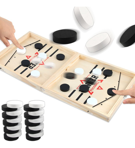 Fast Hockey Sling Puck Juego De Tablero Family Game