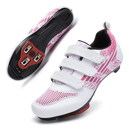 Zapatos Unisex De Ciclismo De Carretera Compatibles Con Pel.